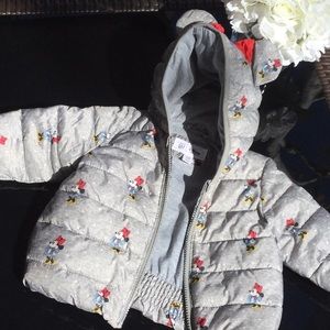 New Gap baby girl jacket Minnie Mouse